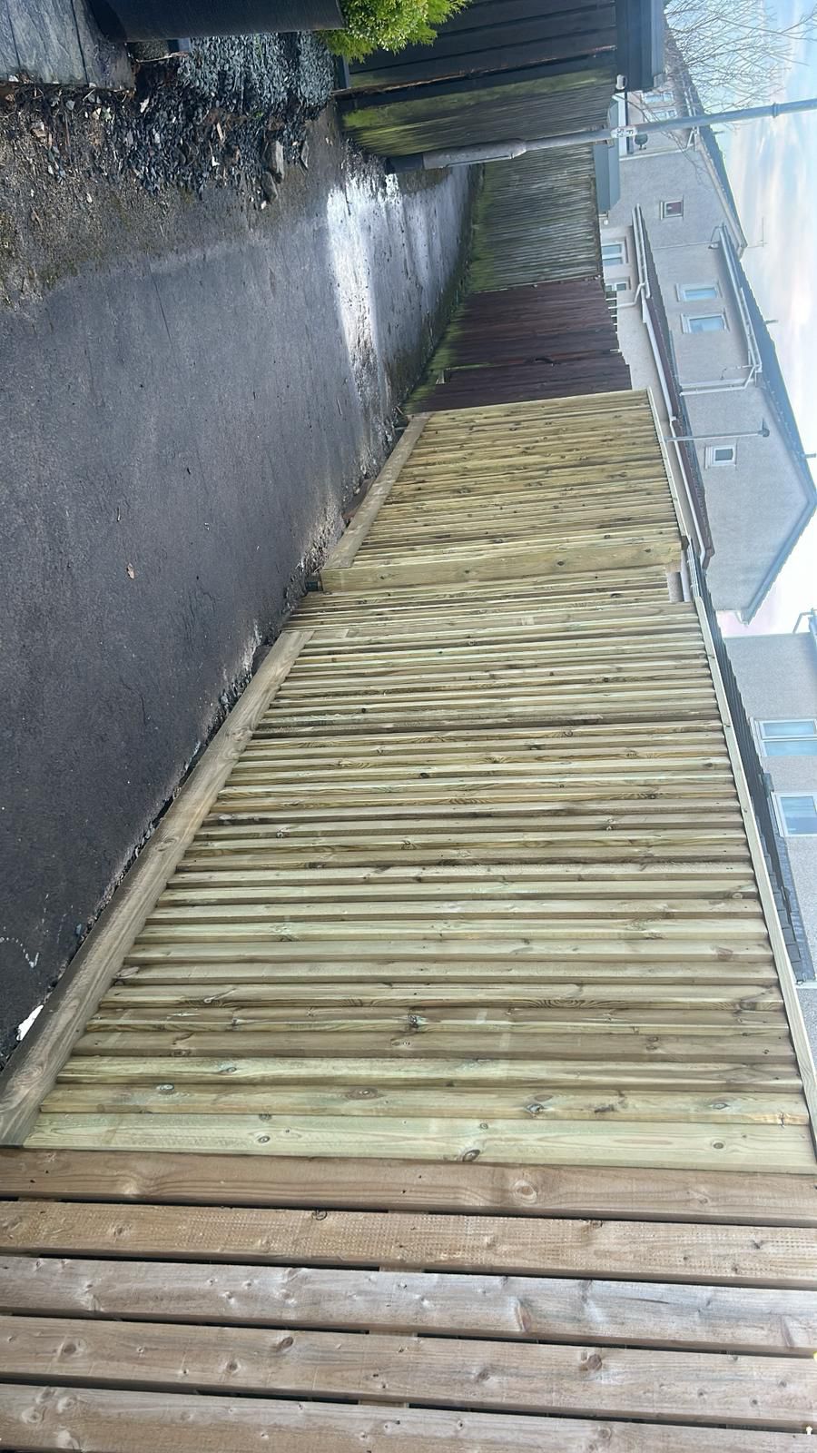 Timber fence and gate, Kilwinning